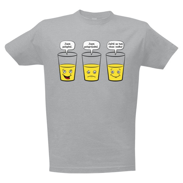 Tričko s potiskem Vodka